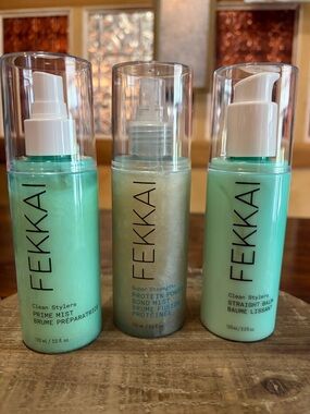 3 FEKKAI Set Prime Mist/Protein Power Bond Mist/Straight Balm … all NEW
